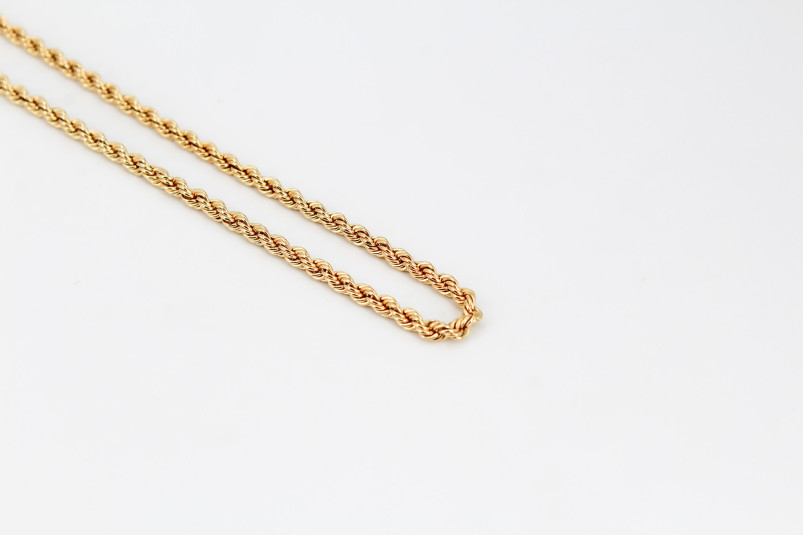 Cadena de oro de 18k. de segunda mano. Joyería de ocasión | ROYALHYSTERIA
