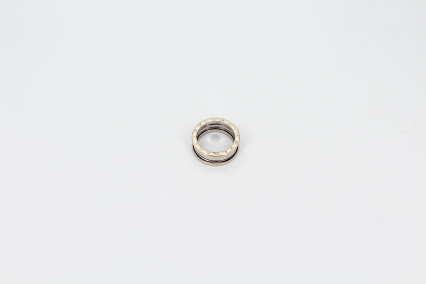Anillo de oro combinado de 18k. de segunda mano. Joyería de ocasión | ROYALHYSTERIA