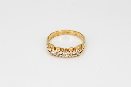 Anillo de oro de 18k. de segunda mano. Joyería de ocasión | ROYALHYSTERIA
