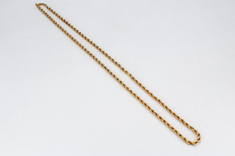 Cadena de oro de 18k. de segunda mano. Joyería de ocasión | ROYALHYSTERIA