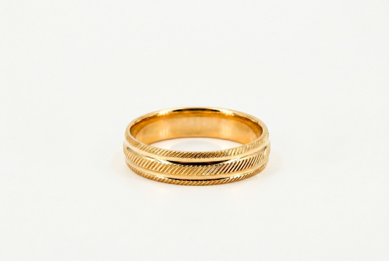 Alianza de oro de 18k. de segunda mano. Joyería de ocasión | ROYALHYSTERIA