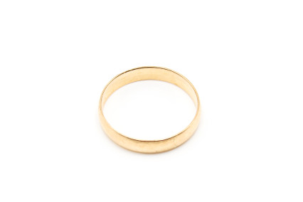 Alianza de oro de 18k. de segunda mano. Joyería de ocasión | ROYALHYSTERIA