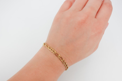 Pulsera de oro de 18k. de segunda mano. Joyería de ocasión | ROYALHYSTERIA