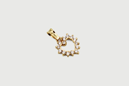 Colgante de oro de 18k. de segunda mano. Joyería de ocasión | ROYALHYSTERIA