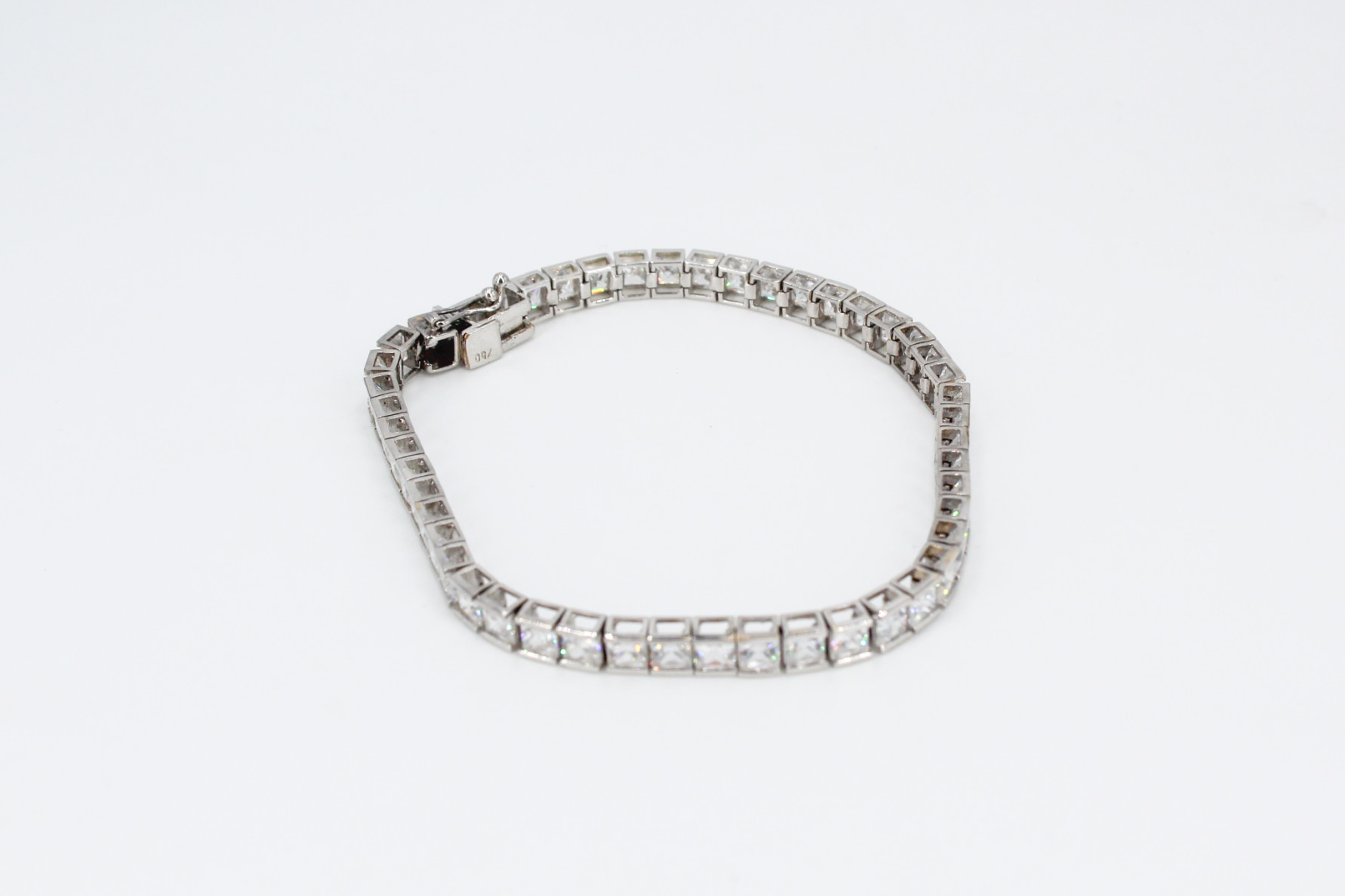 Pulsera de oro blanco de 18k. de segunda mano. Joyería de ocasión | ROYALHYSTERIA