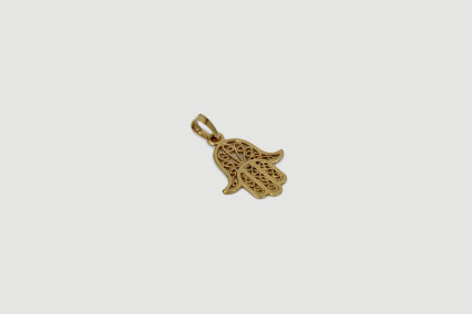 Colgante de oro de 18k. de segunda mano. Joyería de ocasión | ROYALHYSTERIA