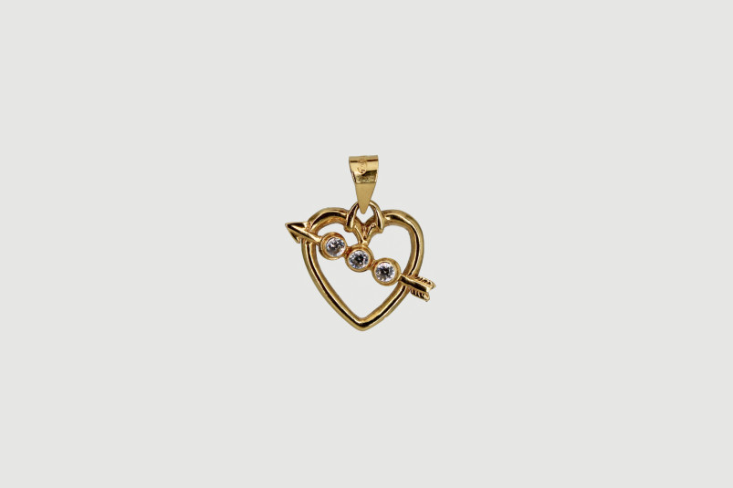 Colgante de oro de 18k. de segunda mano. Joyería de ocasión | ROYALHYSTERIA