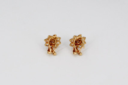 Pendiente de oro de 18k. de segunda mano. Joyería de ocasión | ROYALHYSTERIA