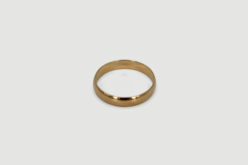 Alianza de oro de 18k. de segunda mano. Joyería de ocasión | ROYALHYSTERIA