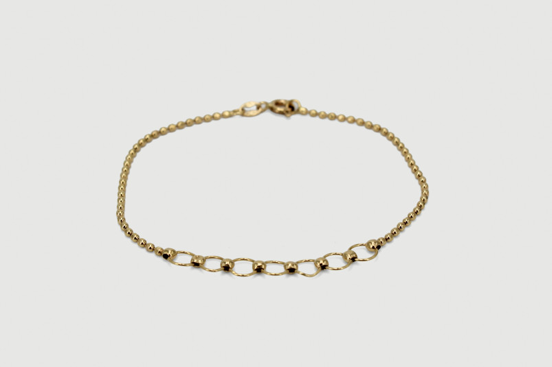 Pulsera de oro de 18k. de segunda mano. Joyería de ocasión | ROYALHYSTERIA