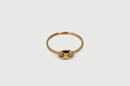 Anillo de oro de 18k. de segunda mano. Joyería de ocasión | ROYALHYSTERIA
