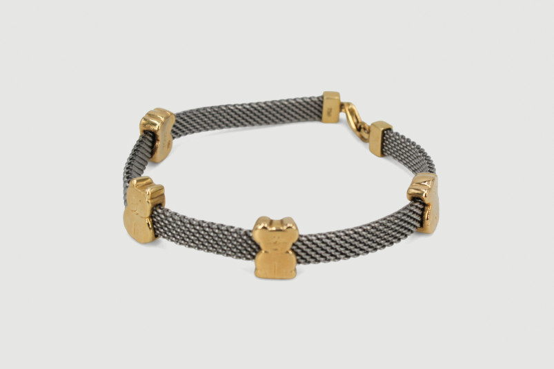 Pulsera de oro combinado de 18k. de segunda mano. Joyería de ocasión | ROYALHYSTERIA