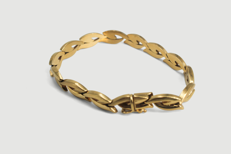 Pulsera de oro de 18k. de segunda mano. Joyería de ocasión | ROYALHYSTERIA