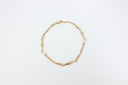 Pulsera de oro de 16k. de segunda mano. Joyería de ocasión | ROYALHYSTERIA