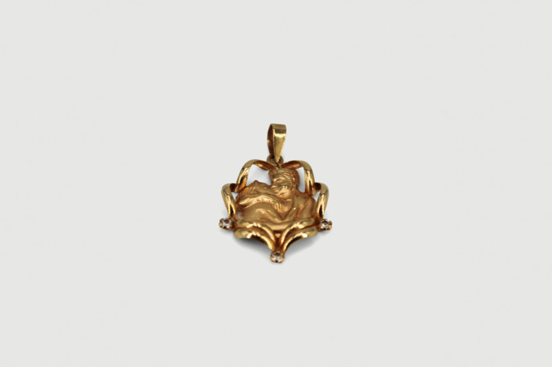 Colgante de oro de 18k. de segunda mano. Joyería de ocasión | ROYALHYSTERIA