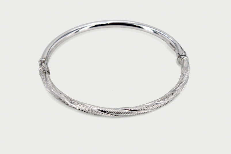 Caña de oro blanco de 18k. de segunda mano. Joyería de ocasión | ROYALHYSTERIA