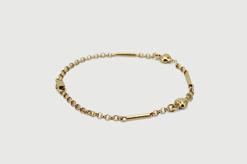 Pulsera de oro de 18k. de segunda mano. Joyería de ocasión | ROYALHYSTERIA