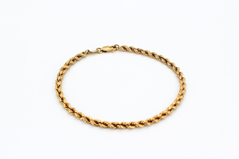 Pulsera de oro de 18k. de segunda mano. Joyería de ocasión | ROYALHYSTERIA