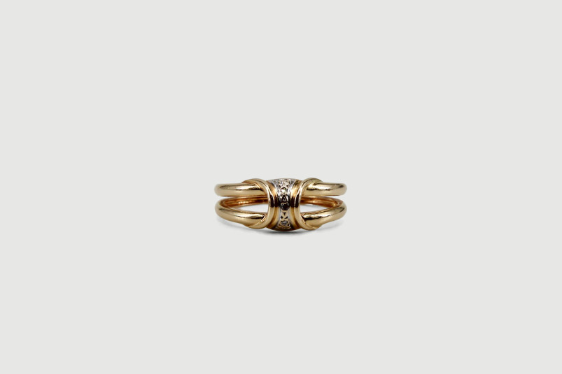 Anillo de oro de 18k. de segunda mano. Joyería de ocasión | ROYALHYSTERIA