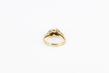 Anillo de oro de 18k con diamantes. de segunda mano. Joyería de ocasión | ROYALHYSTERIA