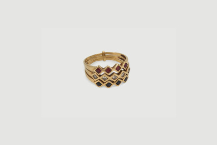 Anillo de oro de 18k. de segunda mano. Joyería de ocasión | ROYALHYSTERIA