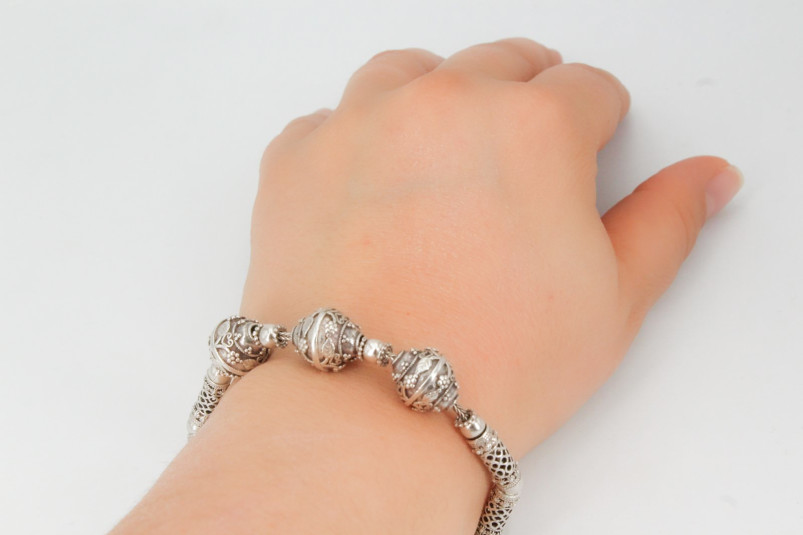 Pulsera de plata  de 925. de segunda mano. Joyería de ocasión | ROYALHYSTERIA