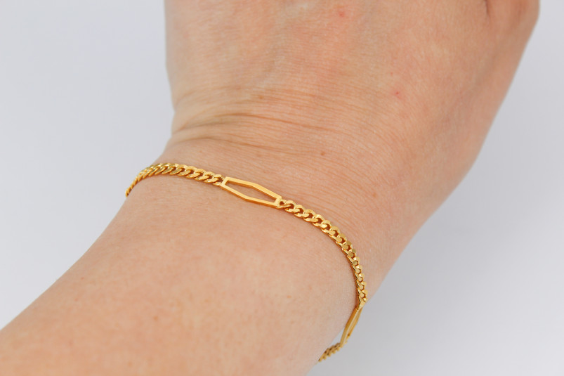 Pulsera de oro de 18k. de segunda mano. Joyería de ocasión | ROYALHYSTERIA