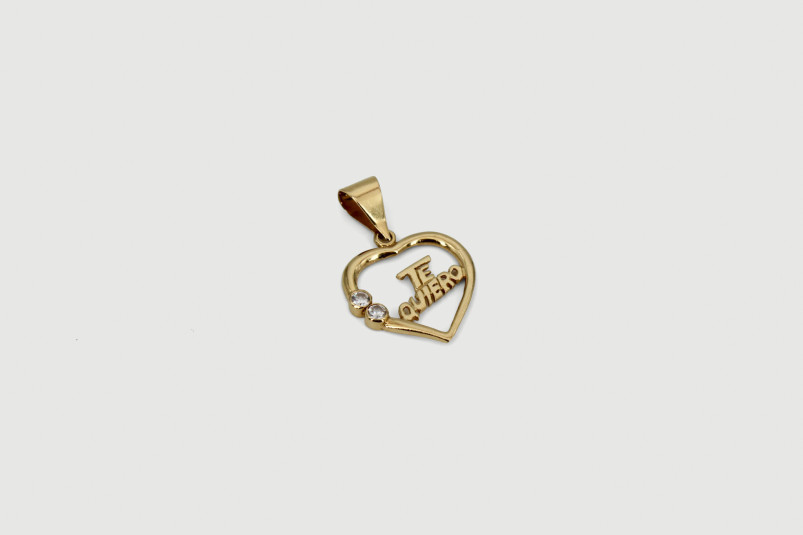 Colgante de oro de 18k. de segunda mano. Joyería de ocasión | ROYALHYSTERIA