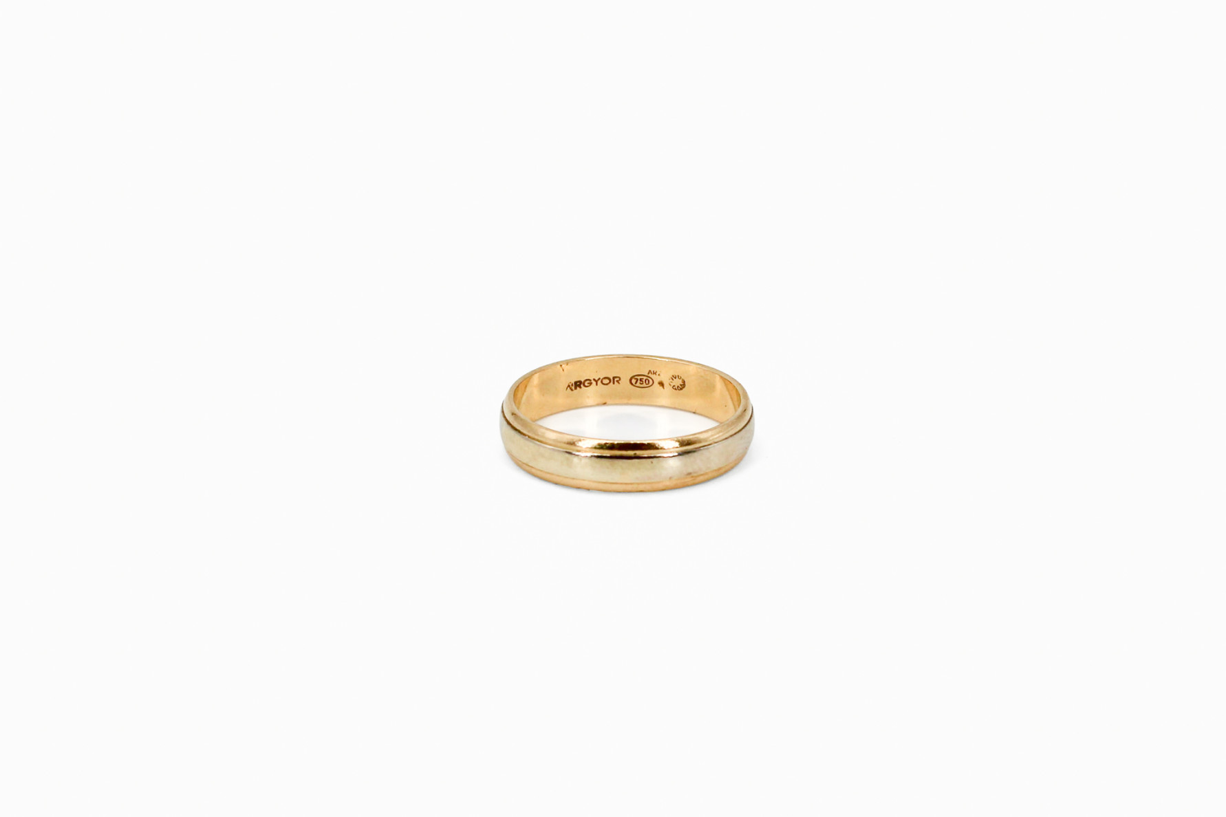 Alianza de oro de 18k. de segunda mano. Joyería de ocasión | ROYALHYSTERIA