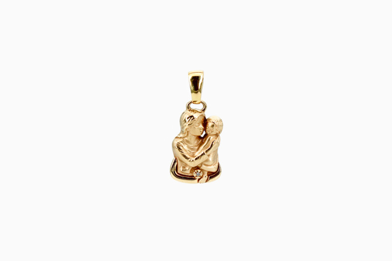 Colgante de oro de 18k. de segunda mano. Joyería de ocasión | ROYALHYSTERIA