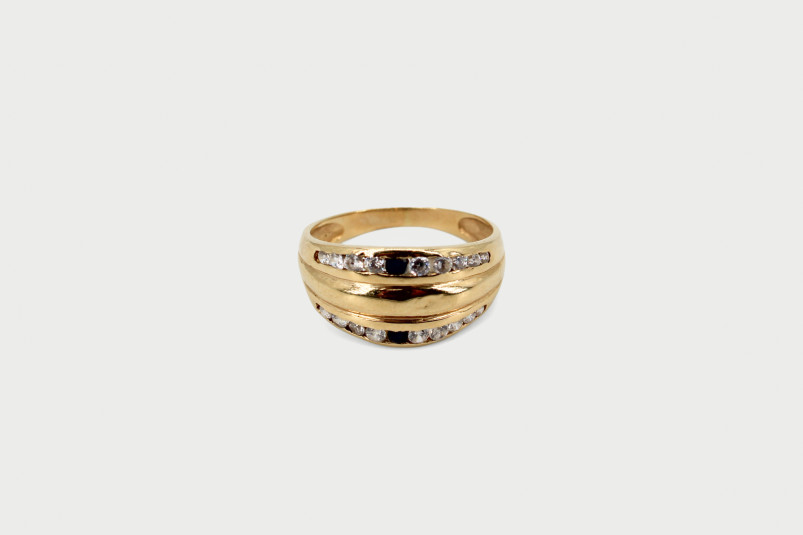 Anillo de oro de 18k. de segunda mano. Joyería de ocasión | ROYALHYSTERIA