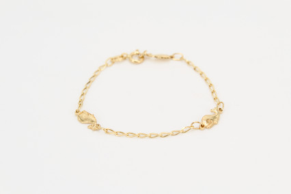 Pulsera de oro de 18k. de segunda mano. Joyería de ocasión | ROYALHYSTERIA