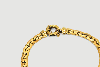 Pulsera de oro de 18k. de segunda mano. Joyería de ocasión | ROYALHYSTERIA