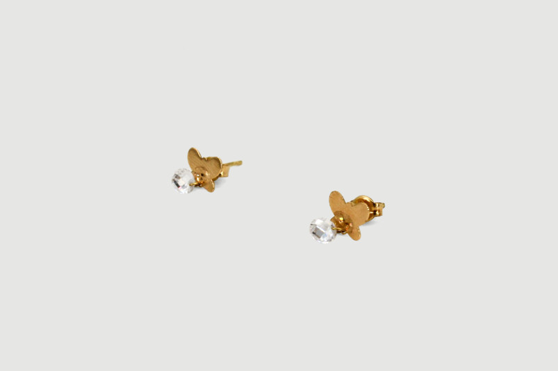 Pendiente de oro de 18k. de segunda mano. Joyería de ocasión | ROYALHYSTERIA