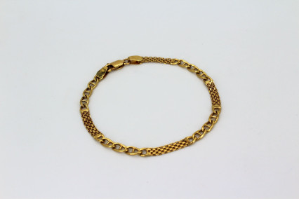 Pulsera de oro de 18k. de segunda mano. Joyería de ocasión | ROYALHYSTERIA