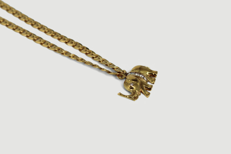 Collar de oro de 18k. de segunda mano. Joyería de ocasión | ROYALHYSTERIA