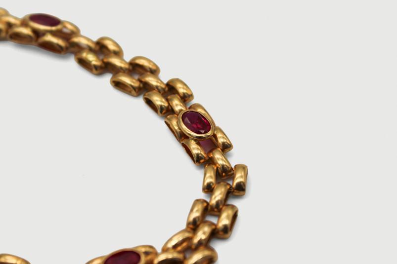 Pulsera de oro de 18k. de segunda mano. Joyería de ocasión | ROYALHYSTERIA