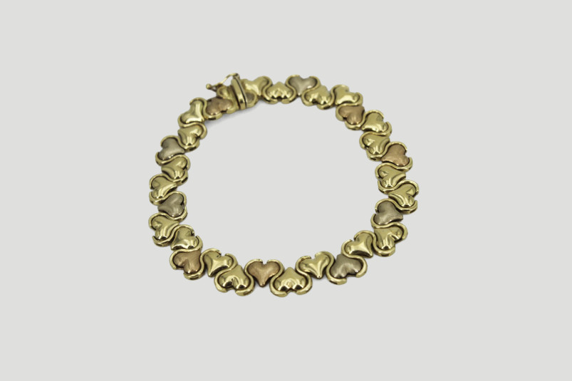 Pulsera de oro de 18k. de segunda mano. Joyería de ocasión | ROYALHYSTERIA