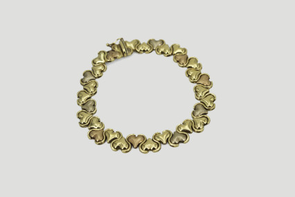 Pulsera de oro de 18k. de segunda mano. Joyería de ocasión | ROYALHYSTERIA