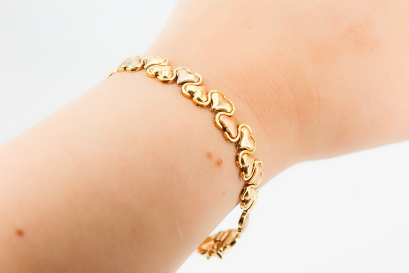 Pulsera de oro de 18k. de segunda mano. Joyería de ocasión | ROYALHYSTERIA
