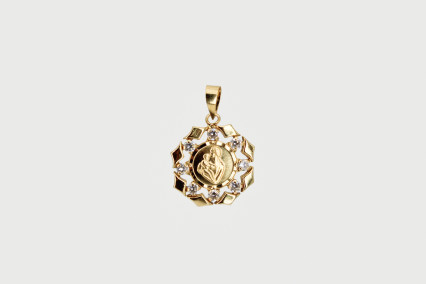 Colgante de oro de 18k. de segunda mano. Joyería de ocasión | ROYALHYSTERIA