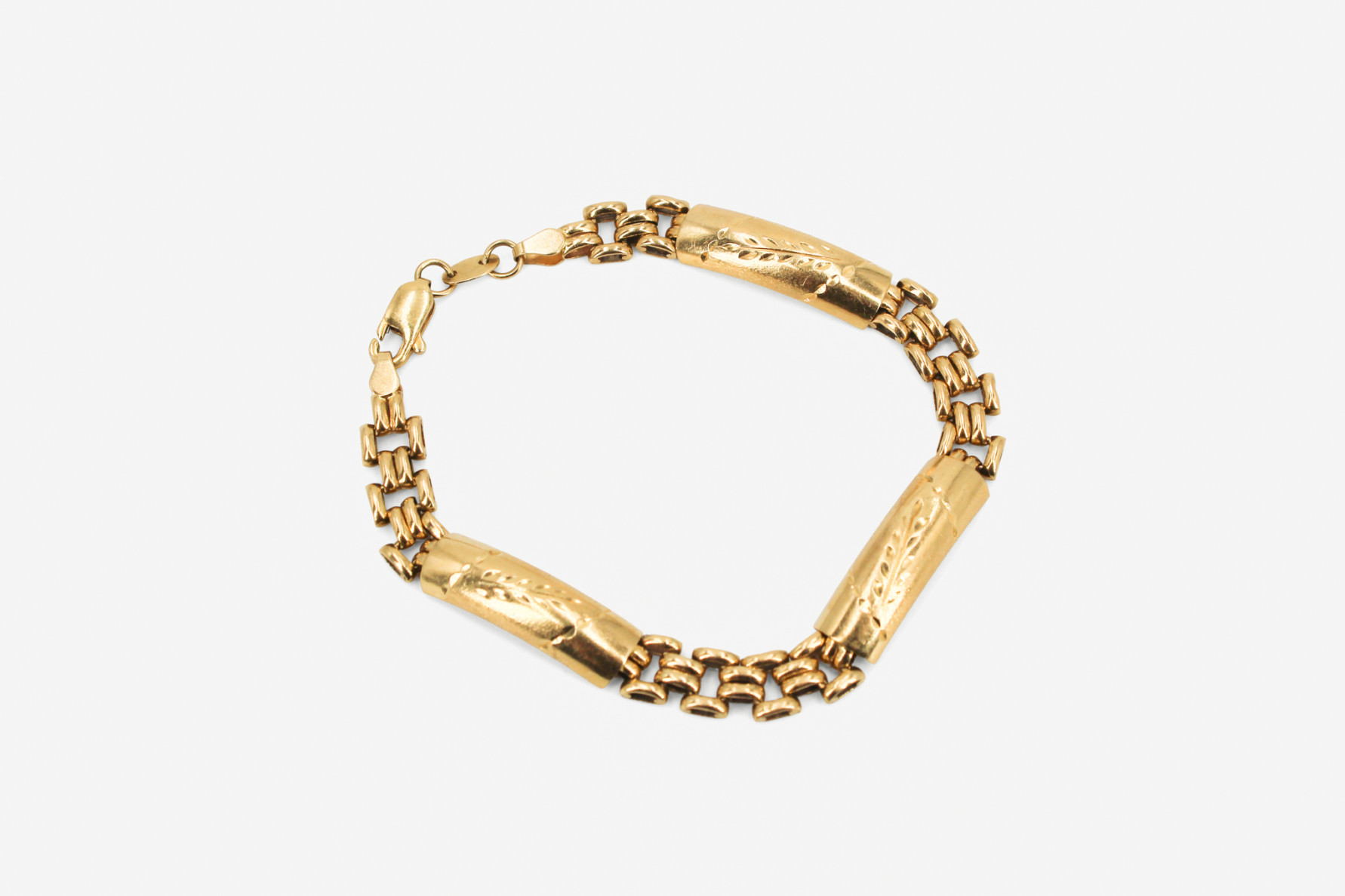 Pulsera de oro de 18k. de segunda mano. Joyería de ocasión | ROYALHYSTERIA