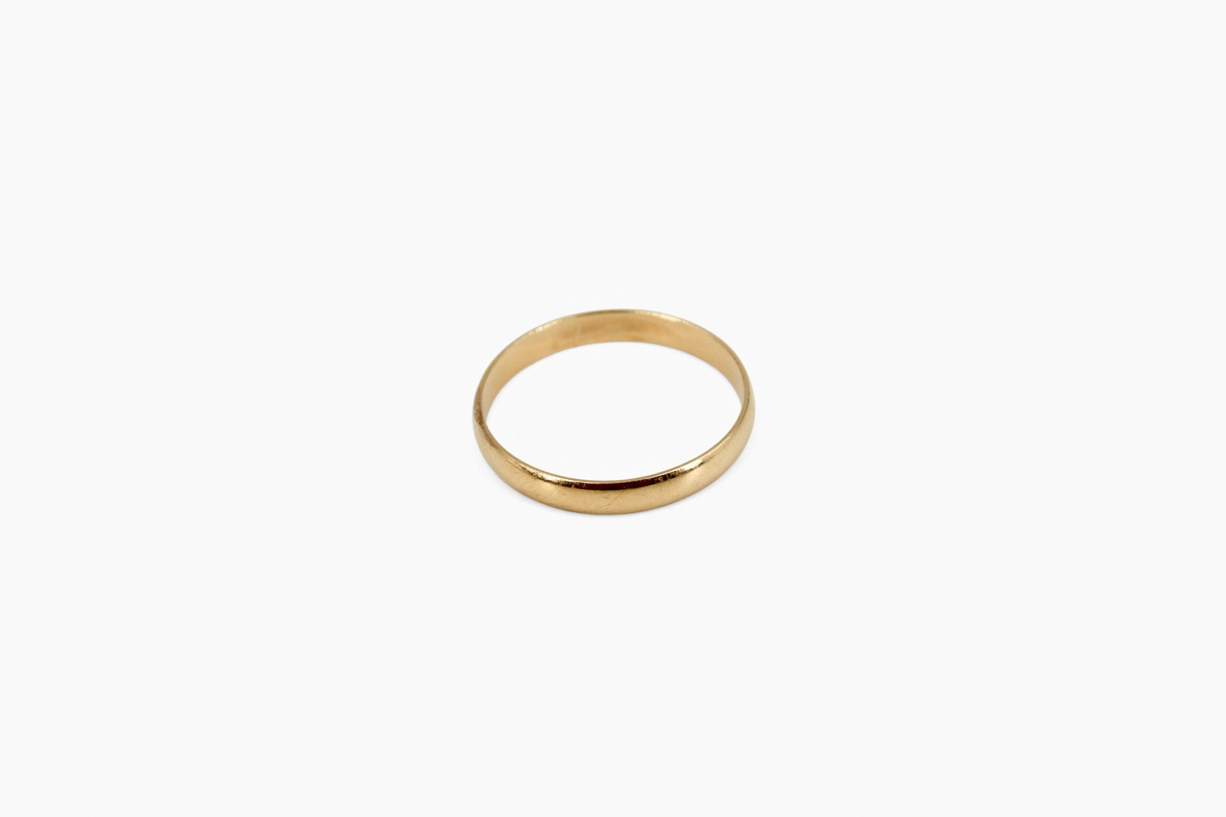 Alianza de oro de 18k. de segunda mano. Joyería de ocasión | ROYALHYSTERIA