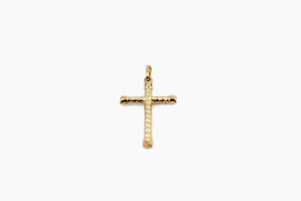 Cruz de oro de 18k. de segunda mano. Joyería de ocasión | ROYALHYSTERIA