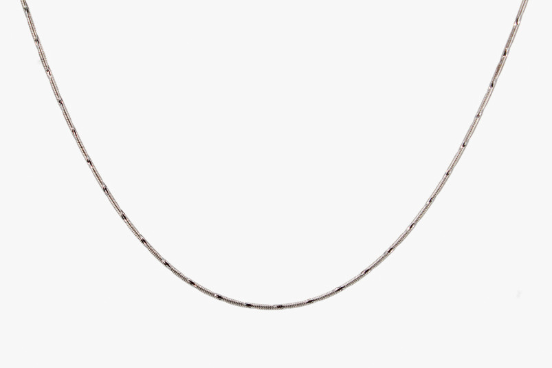 Cadena de oro blanco de 18k. de segunda mano. Joyería de ocasión | ROYALHYSTERIA
