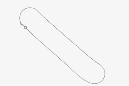 Cadena de oro blanco de 18k. de segunda mano. Joyería de ocasión | ROYALHYSTERIA