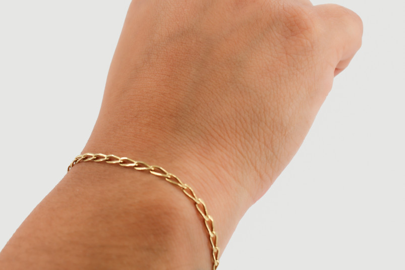 Pulsera de oro de 18k. de segunda mano. Joyería de ocasión | ROYALHYSTERIA