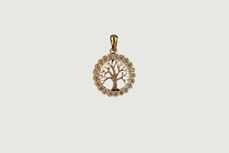 Colgante de oro de 18k. de segunda mano. Joyería de ocasión | ROYALHYSTERIA