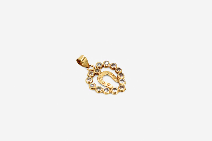 Colgante de oro de 18k. de segunda mano. Joyería de ocasión | ROYALHYSTERIA