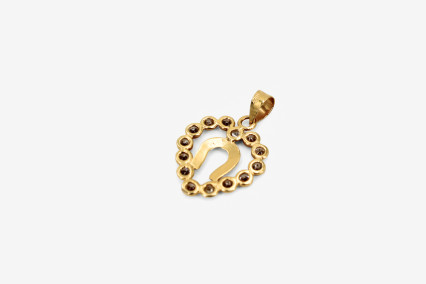 Colgante de oro de 18k. de segunda mano. Joyería de ocasión | ROYALHYSTERIA